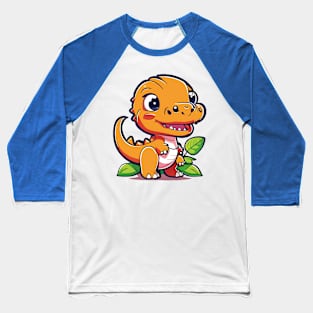 Playful Adventures: Discover the World of Cute Dinosaurs Baseball T-Shirt